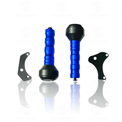 Frame Slider Crash Protection Guard for Yamaha R15 V4 | Premium Motorcycle Protector for Enhanced Safety and Stability | Easy Installation, Durable Design-Blue - Moto Genius