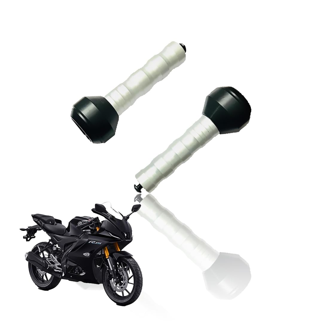Frame Slider Crash Protection Guard for Yamaha R15 V4 | Premium Motorcycle Protector for Enhanced Safety and Stability | Easy Installation, Durable Design-Grey - Moto Genius