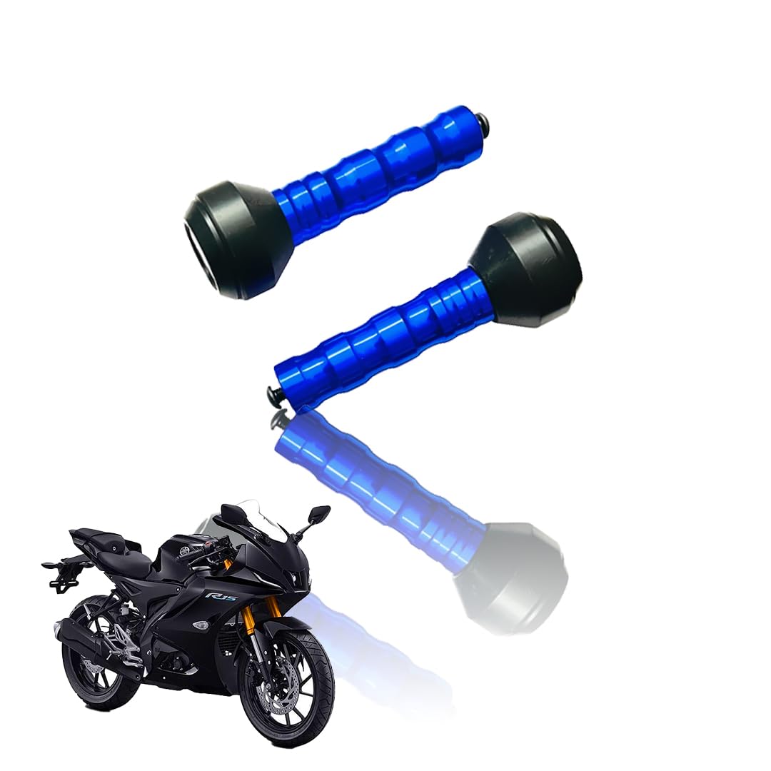Frame Slider Crash Protection Guard for Yamaha R15 V4 | Premium Motorcycle Protector for Enhanced Safety and Stability | Easy Installation, Durable Design-Blue - Moto Genius