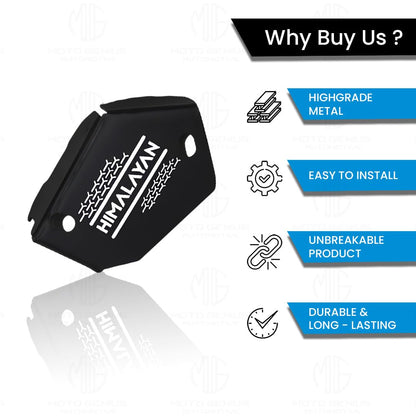 Front Disc Brake Fluid Reservoir Oil Cap for Himalayan 450 Motorbike | Replacement for Enhanced Durability and Performance-Black - Moto Genius