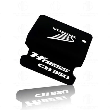 Front Disc Brake Fluid Reservoir Oil Cap for Honda Hnees CB 350 Motorbike | Replacement for Enhanced Durability and Performance-Black - Moto Genius