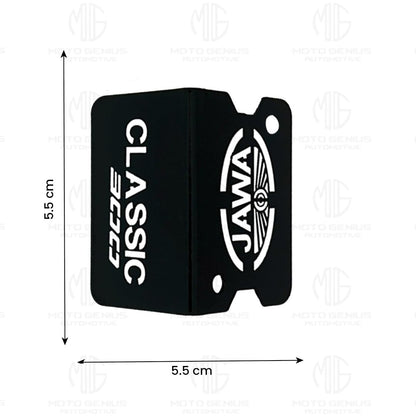 Front Disc Brake Fluid Reservoir Oil Cap for JAWA Classic 300 Motorbike | Replacement for Enhanced Durability and Performance-Black - Moto Genius