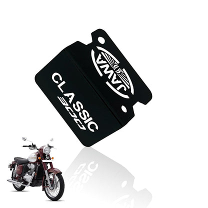 Front Disc Brake Fluid Reservoir Oil Cap for JAWA Classic 300 Motorbike | Replacement for Enhanced Durability and Performance-Black - Moto Genius
