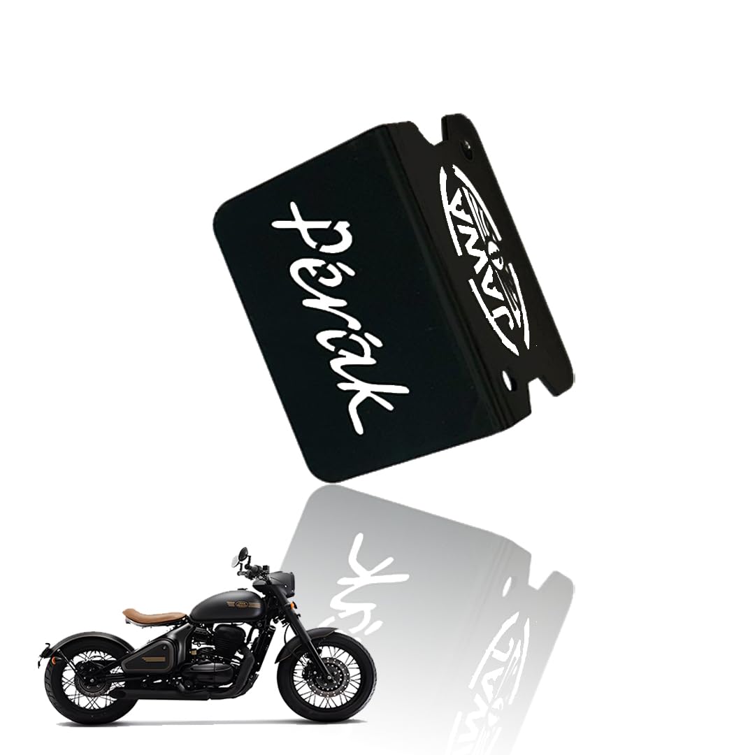 Front Disc Brake Fluid Reservoir Oil Cap for JAWA PERAK Motorbike | Replacement for Enhanced Durability and Performance-Black - Moto Genius