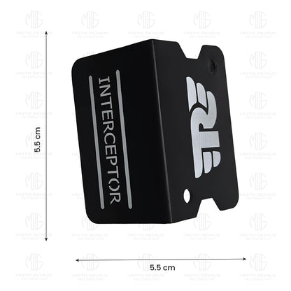 Front Disc Brake Fluid Reservoir Oil Cap for RE Interceptor bike | Replacement for Enhanced Durability and Performance (Pack of 1)-Black - Moto Genius