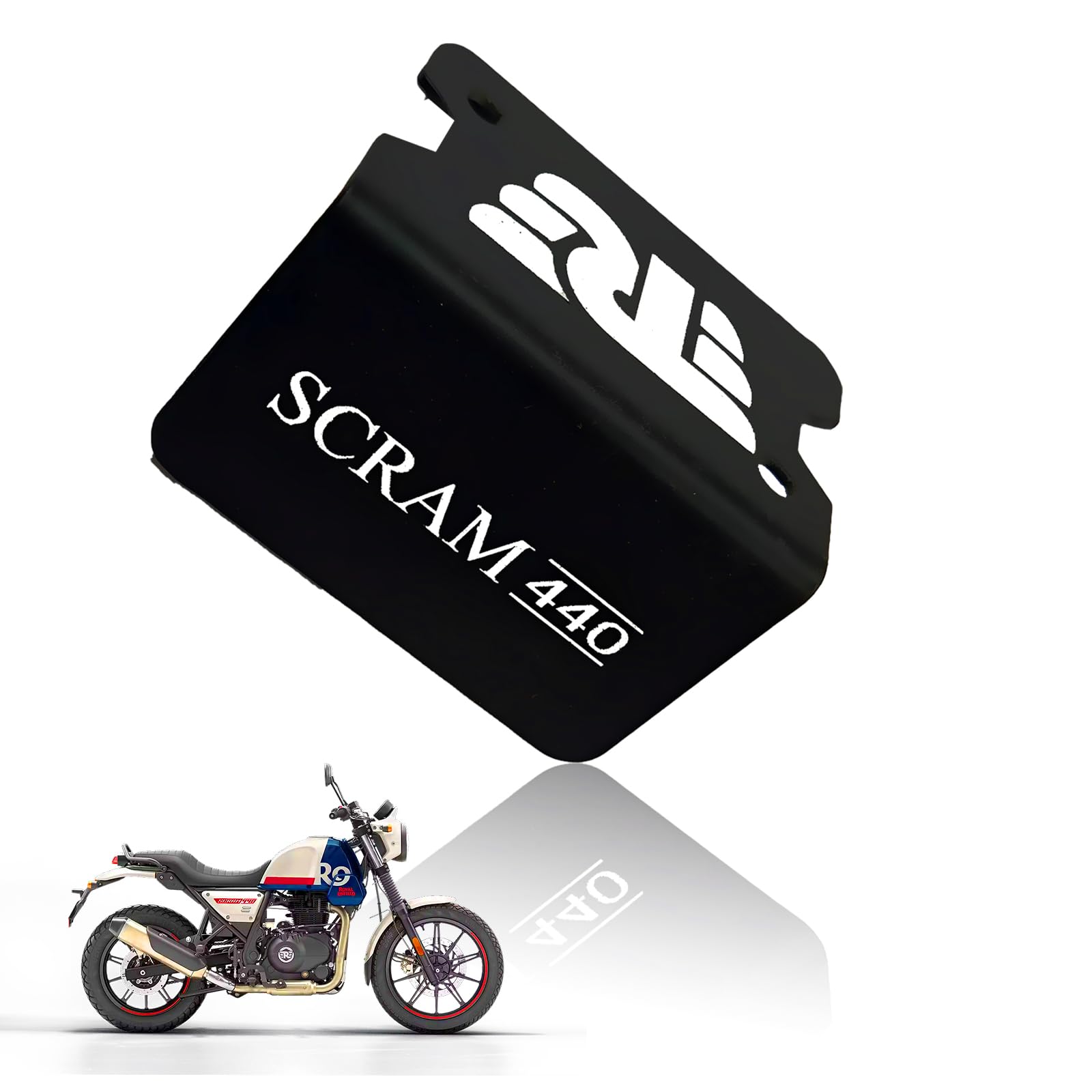 Front Disc Brake Fluid Reservoir Oil Cap for RE Scram 440 Motorbike | Durable Replacement for Enhanced Performance and Leak-Proof Seal - Moto Genius