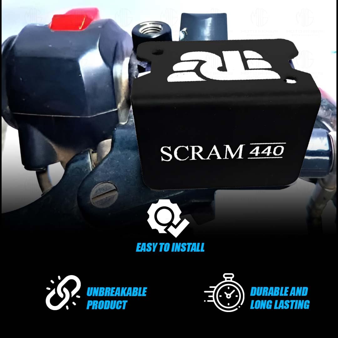 Front Disc Brake Fluid Reservoir Oil Cap for RE Scram 440 Motorbike | Durable Replacement for Enhanced Performance and Leak-Proof Seal - Moto Genius