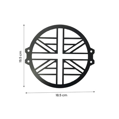 Front Headlight Grill Guard for HUNTER Motorbike | Durable Metal Protective Head Light Frame Protector-Plus head - Moto Genius