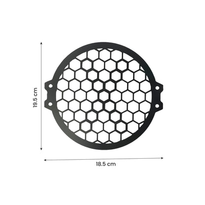 Front Headlight Grill Guard for HUNTER Motorbike | Durable Metal Protective Head Light Frame Protector-Honey Design - Moto Genius