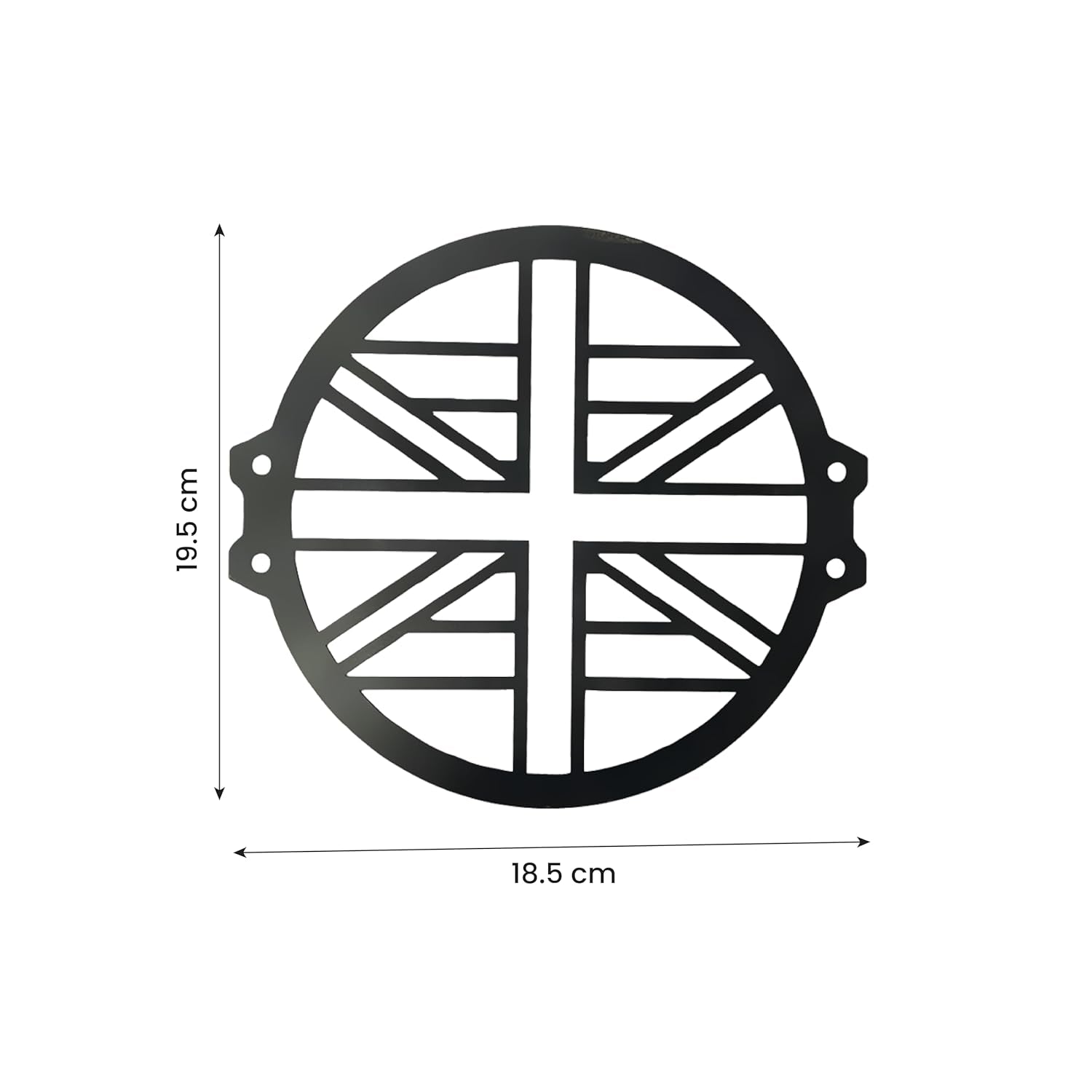 Front Headlight Grill Guard for RE Interceptor | Durable Metal Protective Head Light Frame Protector-Plus - Moto Genius