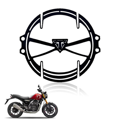 Front Headlight Grill Guard for Triumph 400 Motorbike | Durable Metal Headlight Protector Frame | Jali Design for Classic & Modern Triumph Models (, Easy Fit) - Moto Genius