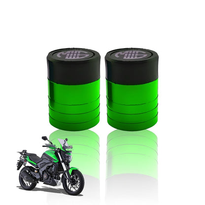 Front Wheel Fork Sliders Crash Protectors for Dominar 250 & 400 | High Strength Crash Protectors for Enhanced Safety-Green - Moto Genius