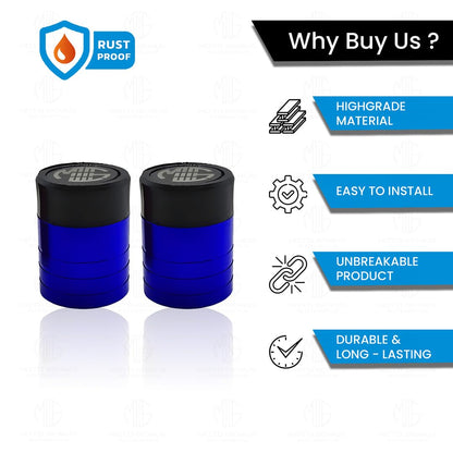Front Wheel Fork Sliders Crash Protectors for MT 15 | High Strength Crash Protectors for Enhanced Safety-Blue - Moto Genius