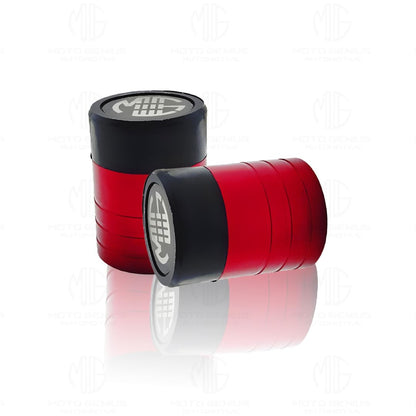 Front Wheel Fork Sliders Crash Protectors for MT 15 | High Strength Crash Protectors for Enhanced Safety-Red - Moto Genius