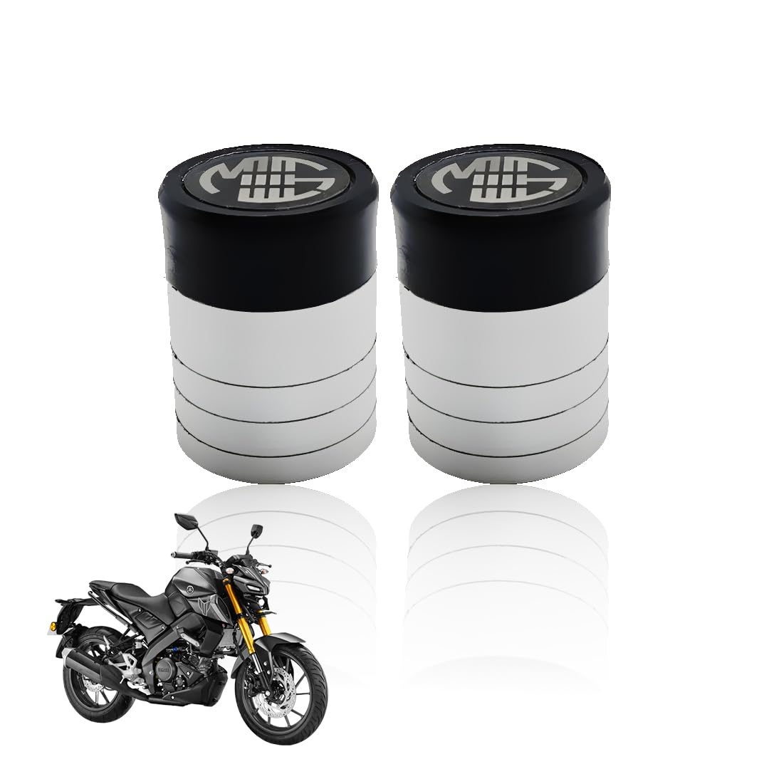 Front Wheel Fork Sliders Crash Protectors for MT 15 | High Strength Crash Protectors for Enhanced Safety-Grey - Moto Genius