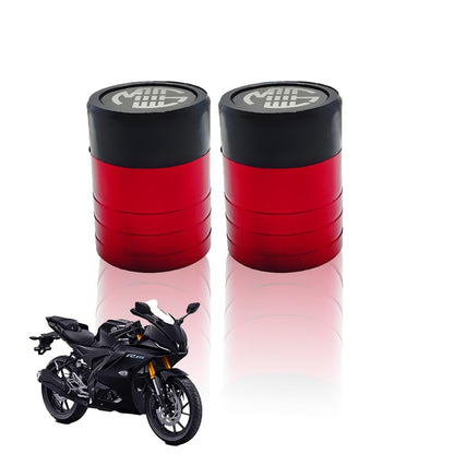 Front Wheel Fork Sliders Crash Protectors for R15 V4 | High Strength Crash Protectors for Enhanced Safety-Red - Moto Genius