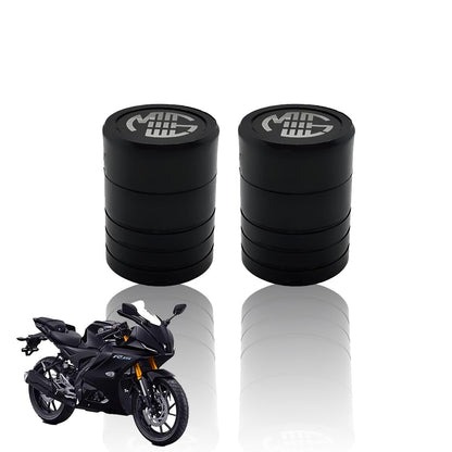 Front Wheel Fork Sliders Crash Protectors for R15 V4 | High Strength Crash Protectors for Enhanced Safety-Black - Moto Genius