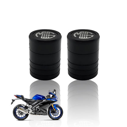 Front Wheel Fork Sliders Crash Protectors | High Strength Crash Protectors for Enhanced Safety-Black - Moto Genius