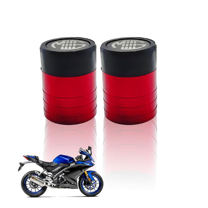 Front Wheel Fork Sliders Crash Protectors | High Strength Crash Protectors for Enhanced Safety-Red - Moto Genius