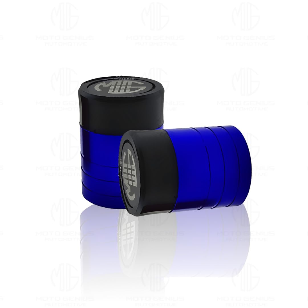 Front Wheel Fork Sliders Crash Protectors | High Strength Crash Protectors for Enhanced Safety-Blue - Moto Genius