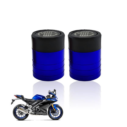Front Wheel Fork Sliders Crash Protectors | High Strength Crash Protectors for Enhanced Safety-Blue - Moto Genius