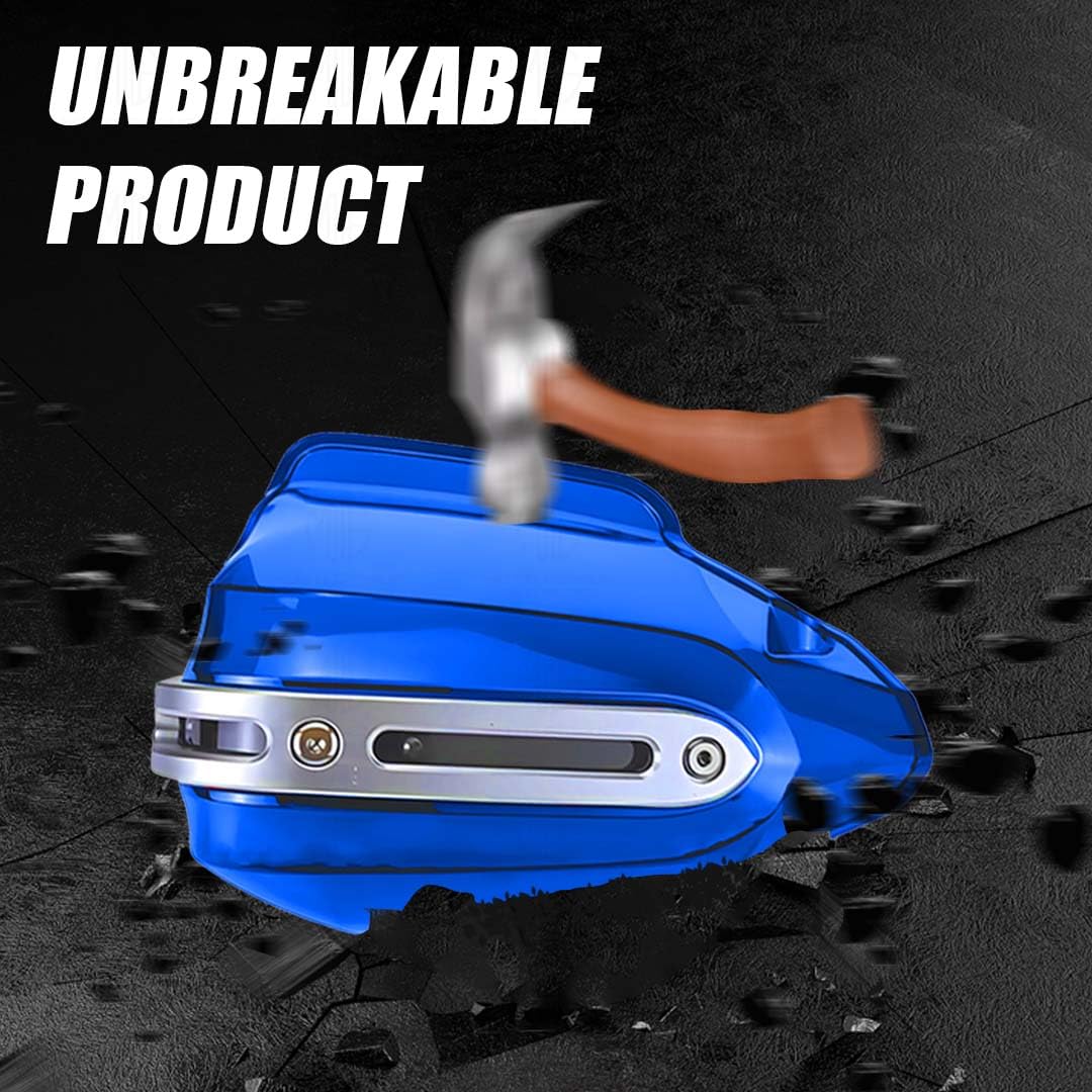 Hand Guards for BMW Motorcycle | Wind Deflectors for Hand Safety and Protection While Riding-Blue - Moto Genius