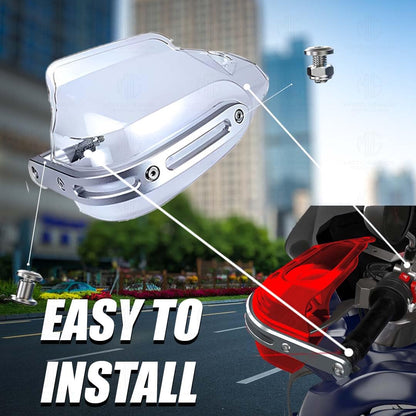 Hand Guards for BMW Motorcycle | Wind Deflectors for Hand Safety and Protection While Riding-Transparent - Moto Genius
