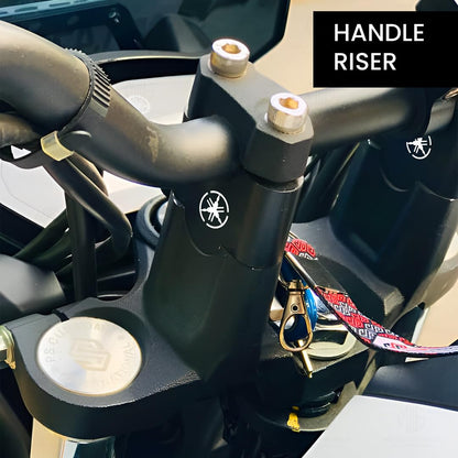 Handle Riser Compatible with FZ Series - Enhance Comfort, Improve Control and Ergonomics,-Black - Moto Genius