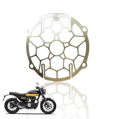 Headlight Grill Guard for Hnees CB 350 | Durable Stainless Steel Protective Cover for Motorcycle Lights () - Moto Genius