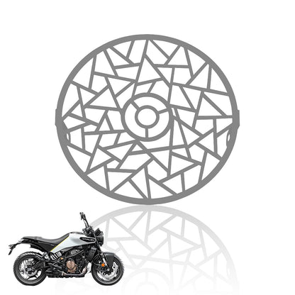 Headlight Grill Guard for Svartpilen or Vitpilen 250 | Durable Stainless Steel Protective Cover for Motorcycle Lights-Silver - Moto Genius