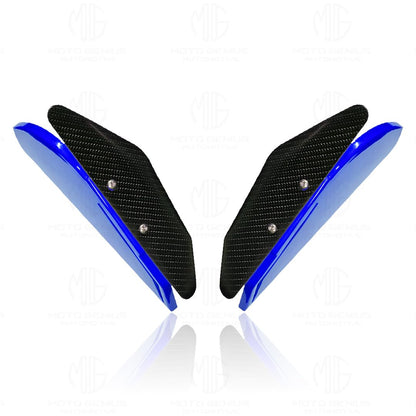 Heavy-Duty Universal Plastic Side Wings for Sport Bikes | Aerodynamic, Lightweight, and Stylish Upgrade-Blue - Moto Genius
