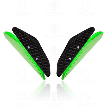 Heavy-Duty Universal Plastic Side Wings for Sport Bikes | Aerodynamic, Lightweight, and Stylish Upgrade-Green - Moto Genius