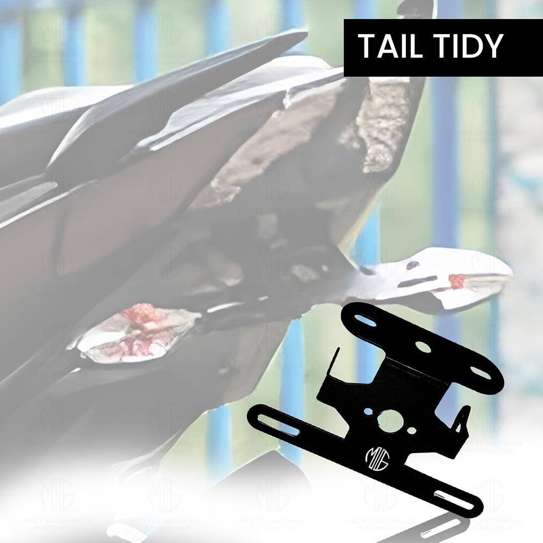 Heavy Metal Tail Tidy Number Plate Holder for Dominar 250 & 400 | License Plate Bracket for Dominar - Moto Genius