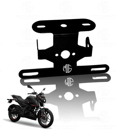 Heavy Metal Tail Tidy Number Plate Holder for Pulsar NS & AS | License Plate Bracket for Pulsar Motorbike - Moto Genius