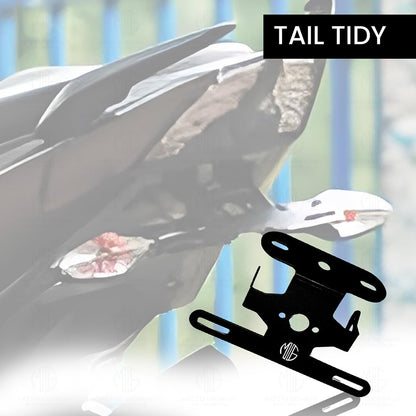 Heavy Metal Tail Tidy Number Plate Holder for Pulsar NS & AS | License Plate Bracket for Pulsar Motorbike - Moto Genius