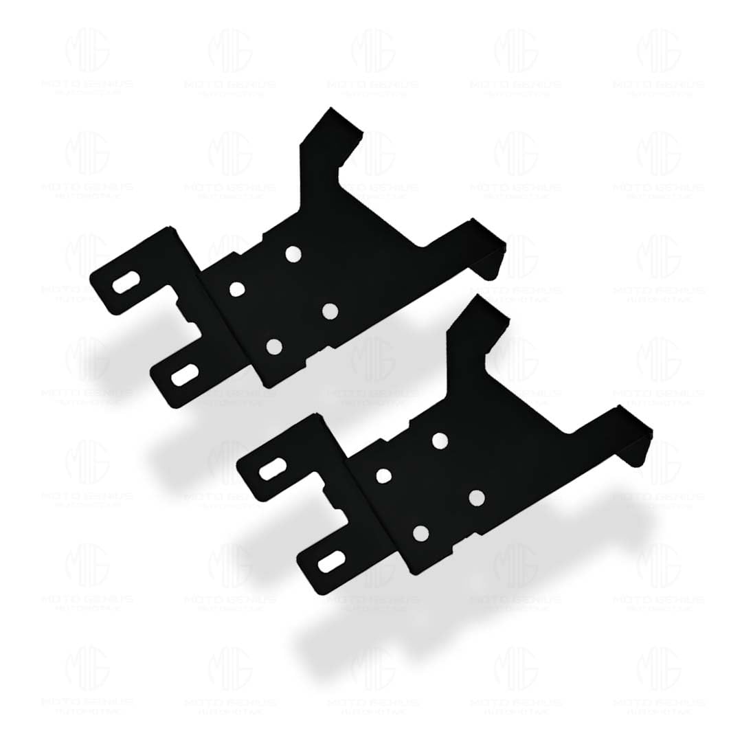 Himalayan 450 Jerry Can Mount | Heavy Duty Mounting Bracket for Jerry Cans |Rugged Design for Adventure Riding (Pack of 2)-BLACK - Moto Genius