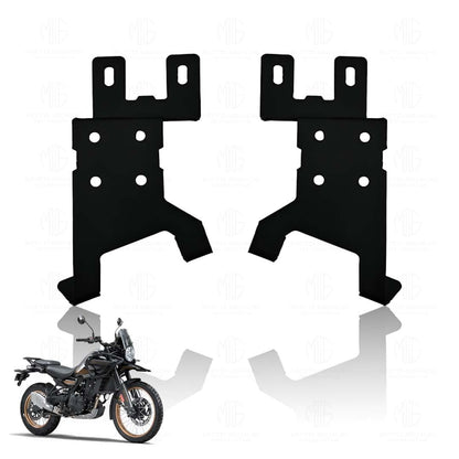 Himalayan 450 Jerry Can Mount | Heavy Duty Mounting Bracket for Jerry Cans |Rugged Design for Adventure Riding (Pack of 2)-BLACK - Moto Genius