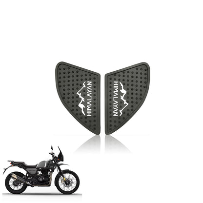 Himalayan Tank Pads | Premium Tank Protection Pads |Anti-Slip and Scratch-Resistant Design |Stylish and Durable for Himalayan BS3/BS4/BS6BS/SCRAM-Black - Moto Genius