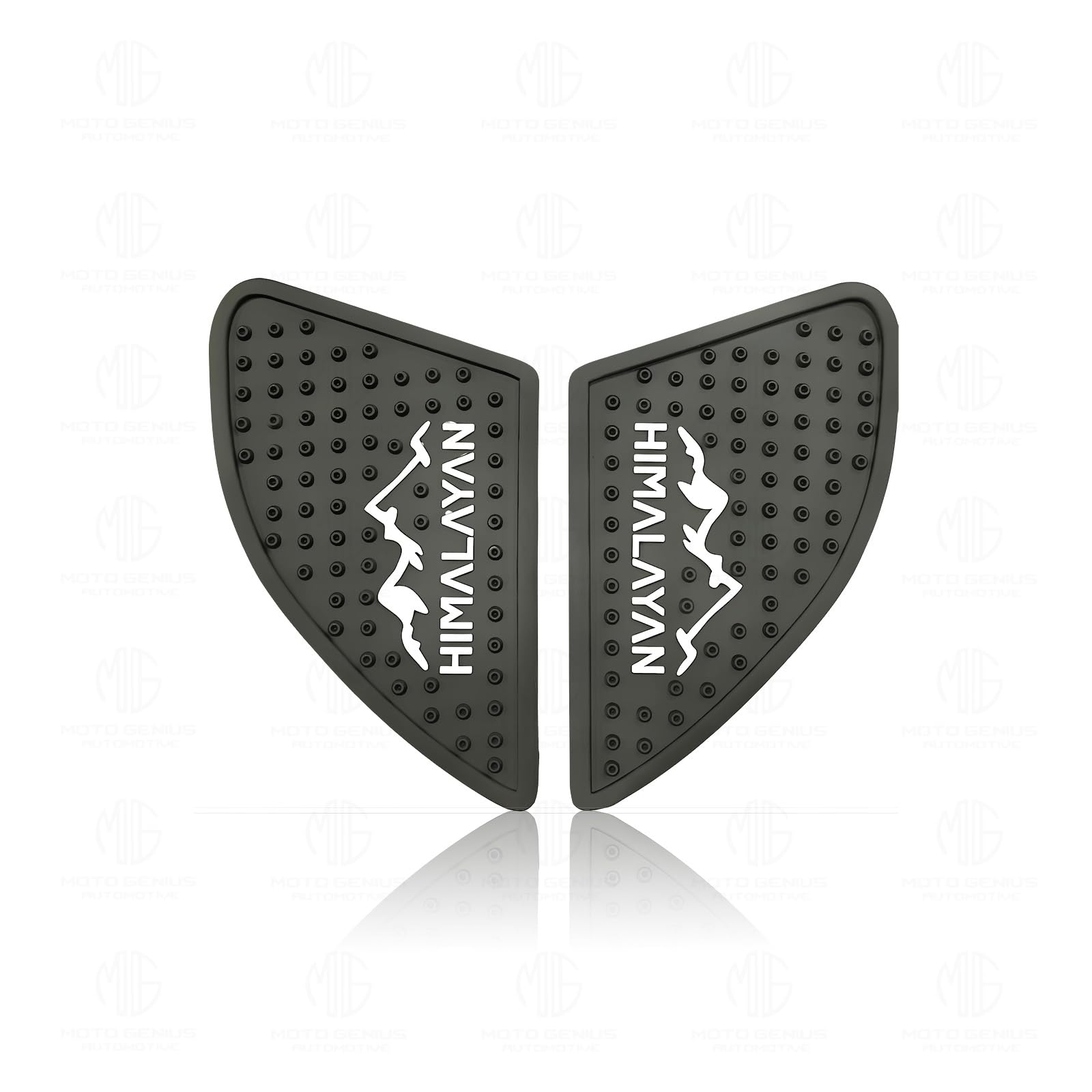 Himalayan Tank Pads | Premium Tank Protection Pads |Anti-Slip and Scratch-Resistant Design |Stylish and Durable for Himalayan BS3/BS4/BS6BS/SCRAM-Black - Moto Genius