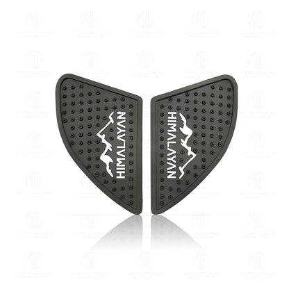 Himalayan Tank Pads | Premium Tank Protection Pads |Anti-Slip and Scratch-Resistant Design |Stylish and Durable for Himalayan BS3/BS4/BS6BS/SCRAM-Black - Moto Genius