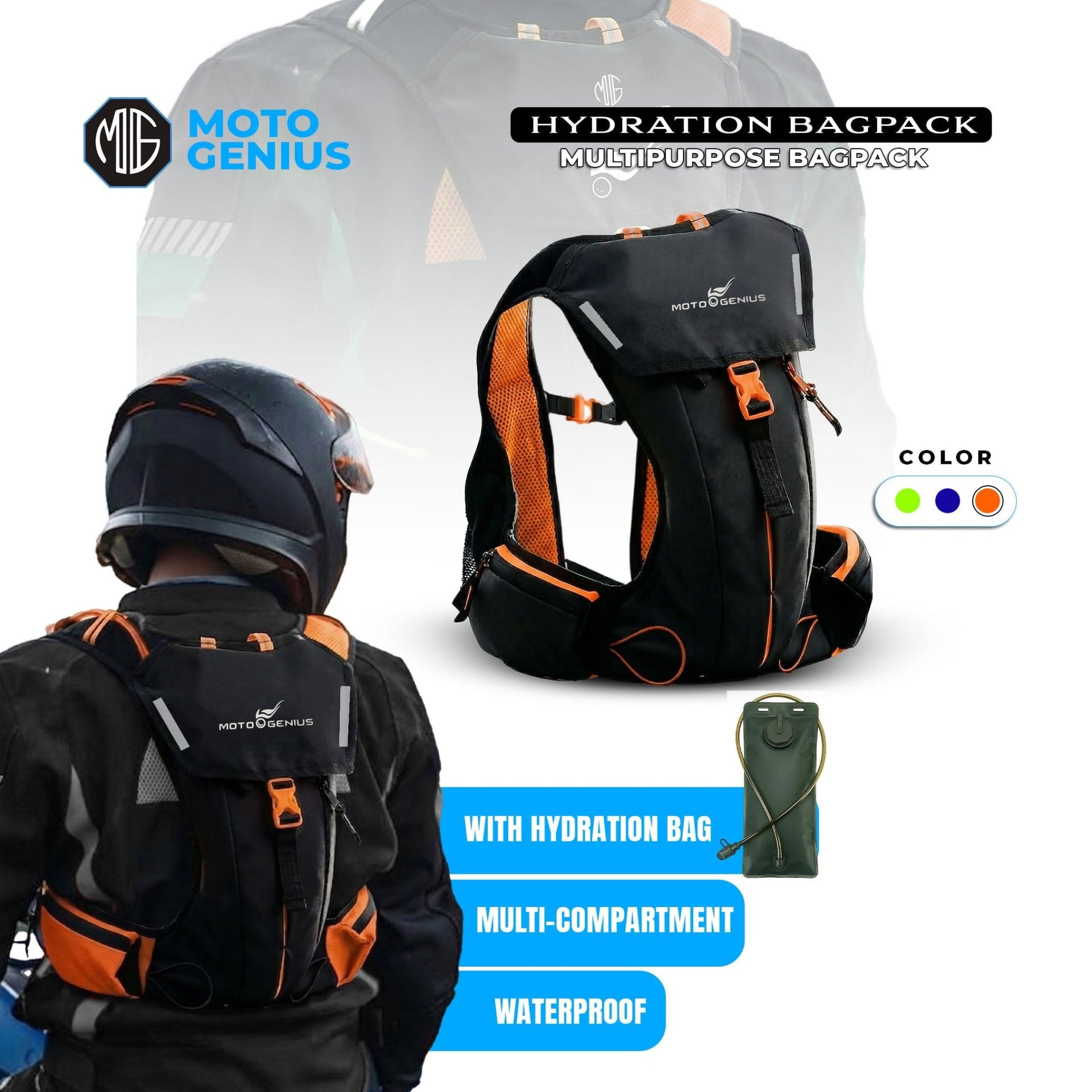are there any hydration backpacks that can fit laptop Backpack with 2L BPA-Free Bladder, Ultra-Lightweight – Moto Genius it offers ample storage sale 22 Rockland Military Tactical Laptop Size:70 mm