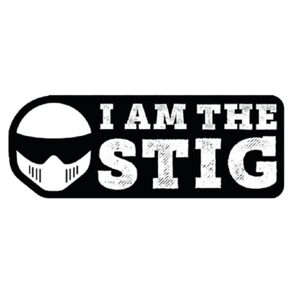 I-am-the-Stig 3D Vinyl Sticker Waterproof Decals for Motorcycle, Helmet & Laptop | Edgy Aesthetic Stickers for Bikes and cars - Moto Genius