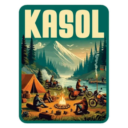 Kasol 3D Vinyl Sticker Waterproof Decals for Motorcycle, Helmet & Laptop | Edgy Aesthetic Stickers for Bikes and cars - Moto Genius