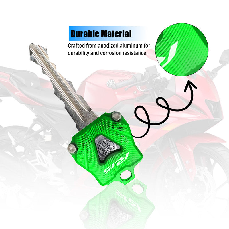 CNC Aluminum Key Shell Case Cover for R15 V1 V2 V3 V4 Motorbike | Premium Protection with Stylish Finish