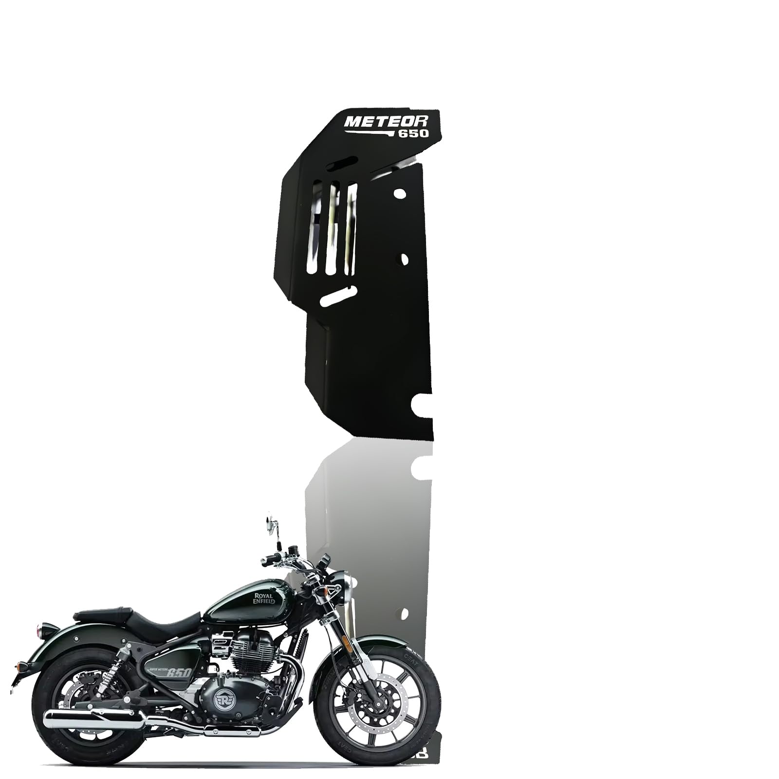 Master Cylinder Guard for RE Super Meteor 650 Motorbike | Heavy-Duty, Impact-Resistant Protection for Motorcycle Brake Systems |Durable Metal Construction (House Shape) - Moto Genius