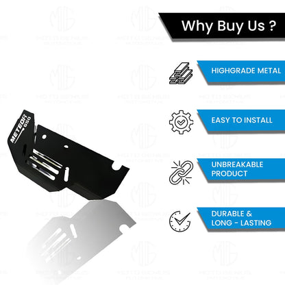 Master Cylinder Guard for RE Super Meteor 650 Motorbike | Heavy-Duty, Impact-Resistant Protection for Motorcycle Brake Systems |Durable Metal Construction (House Shape) - Moto Genius