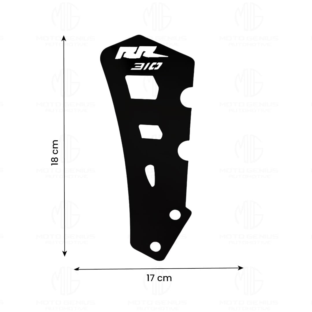Master Cylinder Guard for RR310 Motorbike | Heavy-Duty, Impact-Resistant Protection for Motorcycle Brake Systems |Durable Metal Construction (Rectangle Shape) - Moto Genius