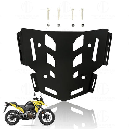Metal Rear Luggage Rack Carrier Holder Support for Suzuki V-Strom | Durable Metal Construction for Enhanced Cargo Support-Black - Moto Genius