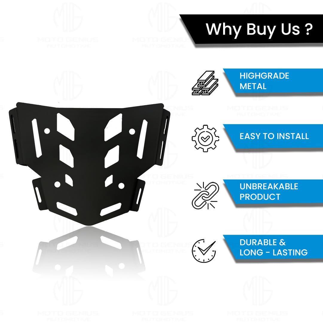 Metal Rear Luggage Rack Carrier Holder Support for Suzuki V-Strom | Durable Metal Construction for Enhanced Cargo Support-Black - Moto Genius