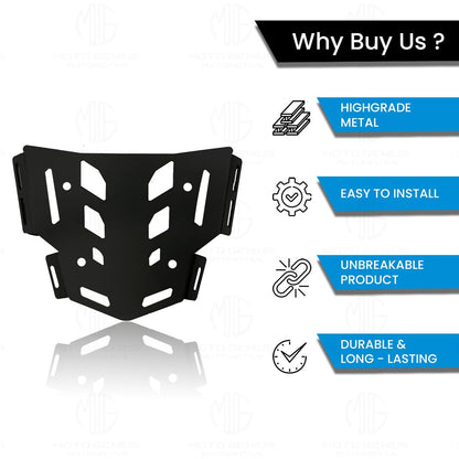 Metal Rear Luggage Rack Carrier Holder Support for Suzuki V-Strom | Durable Metal Construction for Enhanced Cargo Support-Black - Moto Genius